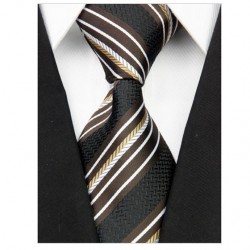 Hodvábna kravata čierna NT0075