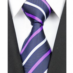 Hedvábná kravata tmavě modrá NT0135