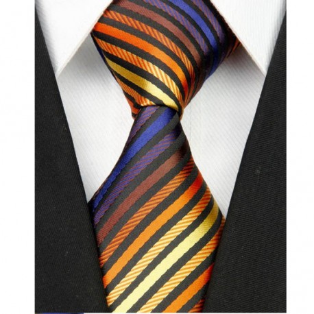 Hodvábna kravata viacfarebná NT0040