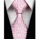 Hodvábna kravata růžová NT0018