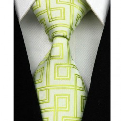 Hodvábna kravata zelená NT0015