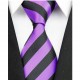 Hodvábna kravata fialová NT0058