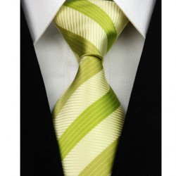 Hodvábna kravata zelená NT0156
