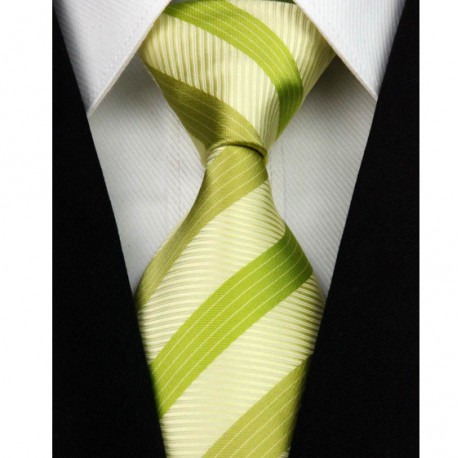 Hodvábna kravata zelená NT0159