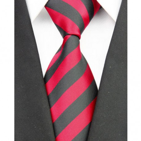 Hedvábná kravata červená NT0084