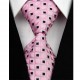 Hodvábna kravata růžová NT0048