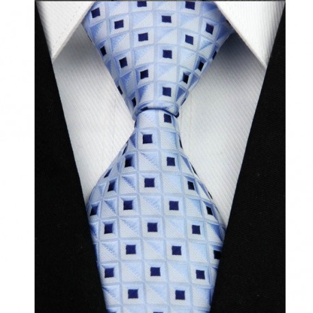 Hodvábna kravata modrá NT0047