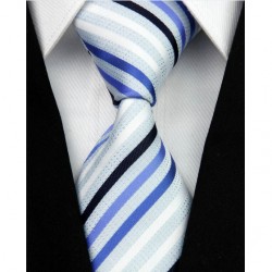 Hedvábná kravata modrá NT0035