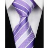 Hodvábna kravata fialová NT0008