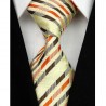 Hodvábna kravata žltá NT0083