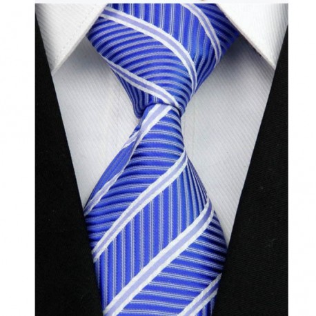 Hedvábná kravata modrá NT0009