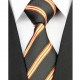 Hodvábna kravata čierna NT0117
