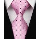 Hodvábna kravata růžová NT0149