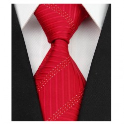 Hedvábná kravata červená NT0082