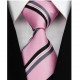 Hodvábna kravata ružová NT0203