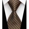 Hodvábna kravata hnedá NT0515