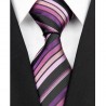 Hodvábna kravata fialova NT0181