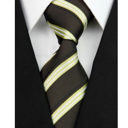 Hodvábna kravata čierna NT0140