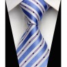 Hodvábna kravata modrá NT0548