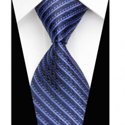 Hodvábna kravata modrá NT0508