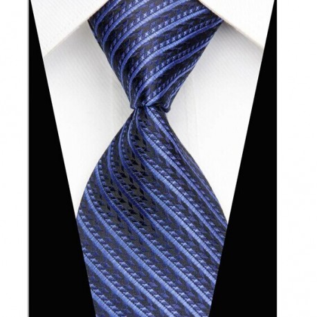 Hodvábna kravata modrá NT0508