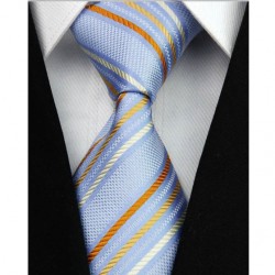Hodvábna kravata modrá NT0037