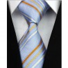 Hedvábná kravata modrá NT0037