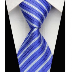 Hodvábna kravata modrá NT0509
