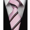 Hodvábna kravata ružová NT0111
