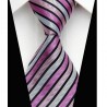 Hodvábna kravata ružová NT0533