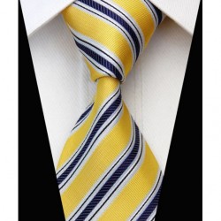 Hedvábná kravata žlutá NT0567