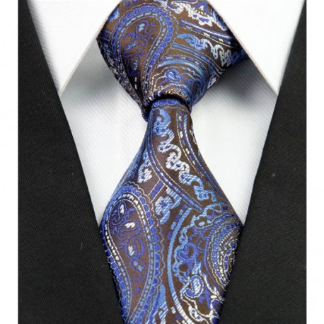 Hodvábna kravata modrá NT0292