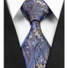 Hodvábna kravata modrá NT0292