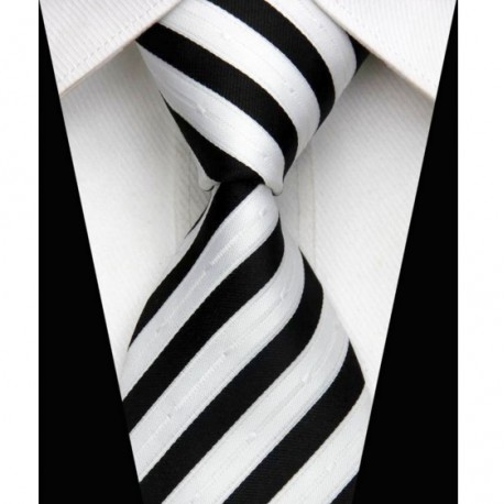 Hodvábna kravata čierna NT0558
