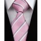 Hodvábna kravata ružová NT0194