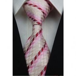 Hedvábná kravata růžová NT0024
