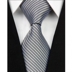 Hedvábná kravata bílá NT0042