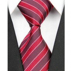 Hedvábná kravata červená NT0046