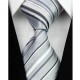 Hedvábná kravata šedá NT0051