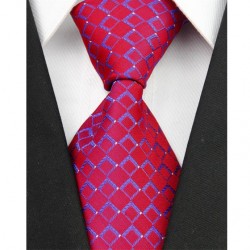 Hodvábna kravata červená NT0059