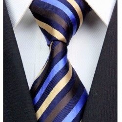 Hodvábna kravata čierna NT0312