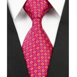 Hodvábna kravata červená NT0220