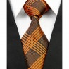 Hodvábna kravata oranžova NT0218