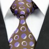 Hedvábná kravata hnědá NT0266