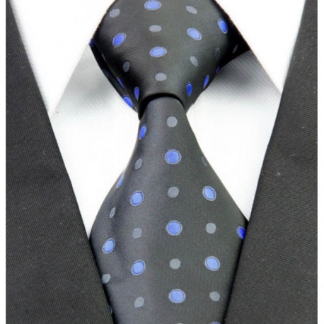 Hodvábna kravata čierna NT0268