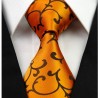 Hodvábna kravata oranžova NT0261