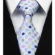 Hedvábná kravata šedá NT0263