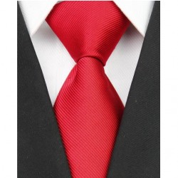 Hodvábna kravata červená NT0002