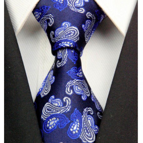 Hodvábna kravata modrá NT0317