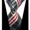 Hedvábná kravata černá NT0420